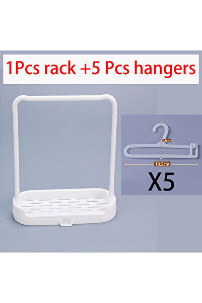 Choice 1 Set For Labubu Clothes Hanger Rack For Doll Clothes Shoes Storage Ra...