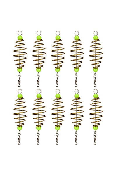 Choice مجموعة متعددة الألوان من 10 قطع من مغذيات صيد الكارب المضيئة، وقاذفات ...