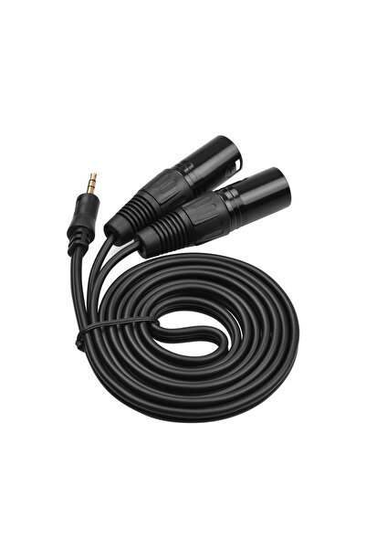 Choice1 Male 3.5mm to Dual XLR Cable Male/Female 1/8 Inch to 3-Core Double XL...