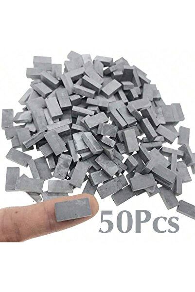 Choice 50 قطعة من الطوب الرمادي، من 1 إلى 16، 50/200 قطعة، طوب بناء صغير، جدا...