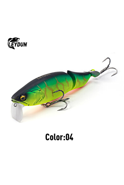 Choice طعم صيد سمك ليدن جاك برو مينو، 105 مم، 28 غرام، 04، عائم، دوار الذيل، ...