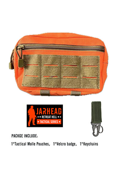 Choice حقيبة تكتيكية برتقالية اللون من نوع مولي، حقيبة إسعافات أولية خارجية، ...