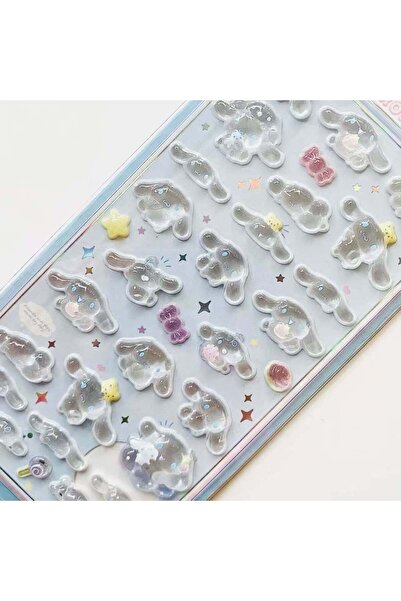 Choice ملصقات سانريو ثلاثية الأبعاد هيلو كيتي، كورومي، سينامورول، ميلودي، كرت...