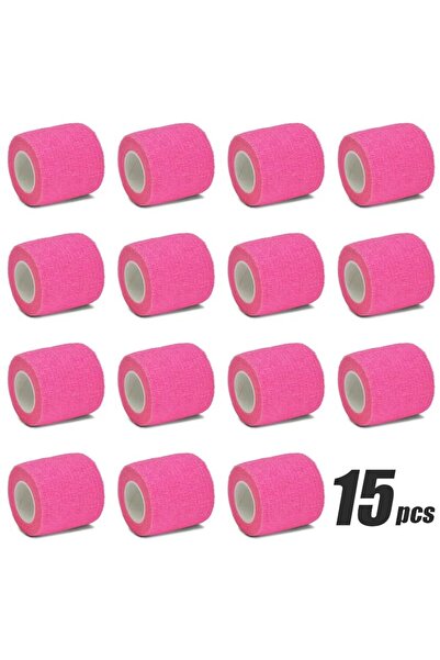 Choice4 ضمادات إسعافات أولية مرنة ذاتية اللصق، 5 سم × 4.8 متر، لون وردي فاتح،...