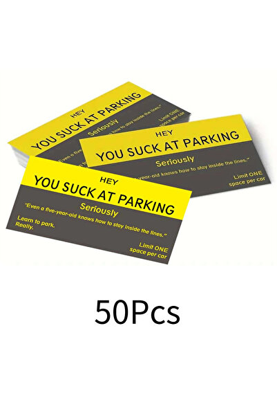 Choice ٥٠ قطعة، ١٠/٥٠/١٠٠ قطعة، بطاقات "أنت سيء في ركن السيارة"، بطاقات مضحكة...