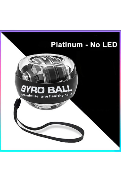 Choice Platinum-No LED Power Gyro Ball Wrist And Forearm Strengthener Exercis...