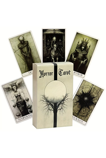 Choice New Horror Cards Mystery Horror Tarot Deck - 78 Card Set for Divinatio...
