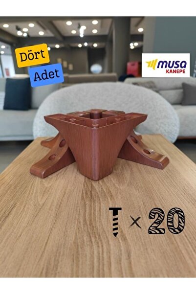 MUSA KANEPE 10 CM. KOLTUK AYAĞI - KANEPE AYAĞI - MOBİLYA AYAĞI - BAZA AYAĞI -...