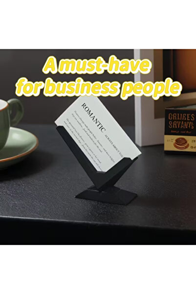 Choice black Business card holder for purchasing products, minimalist design,...