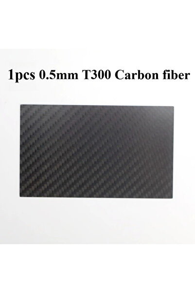 Choice 1pcs 0.5mm T300 New high-strength 125mm x 75mm real carbon fiber plate...