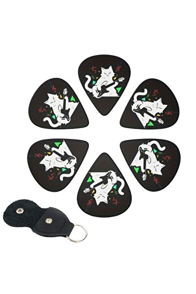 Choice 0.46mm Cat Guitar Picks Miwayer 6 Pcs Original Sound Guitar ks Double-...