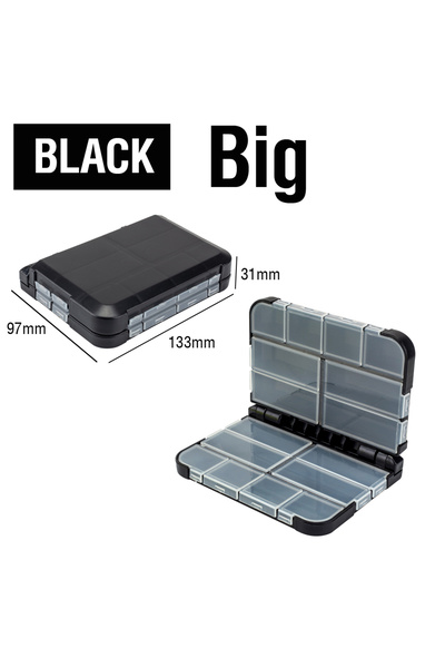 Choice صندوق أدوات صيد مزدوج الطبقات من داهاو-هايز (10/16 قسمًا) - حقيبة تخزي...