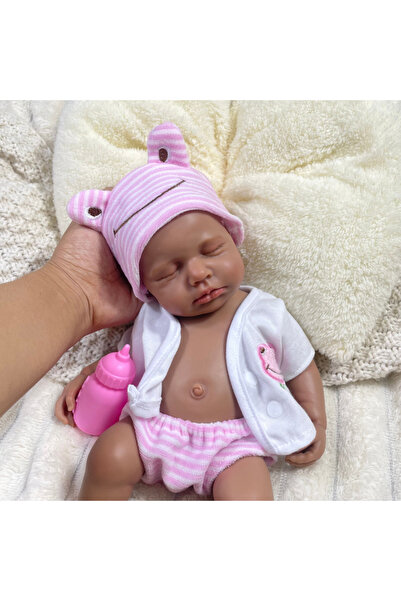 Choice دمية فتاة واحدة، طولها 32 سم، من السيليكون الصلب بالكامل، قابلة للغسل،...