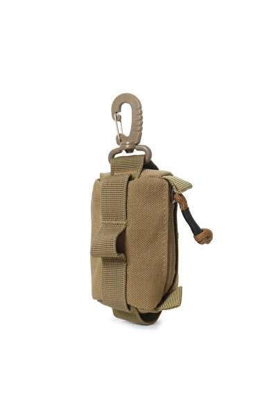 Choice TAN Tactical EDC Pouch Zipper Key Card Holder Pouch Coin Purses Organi...