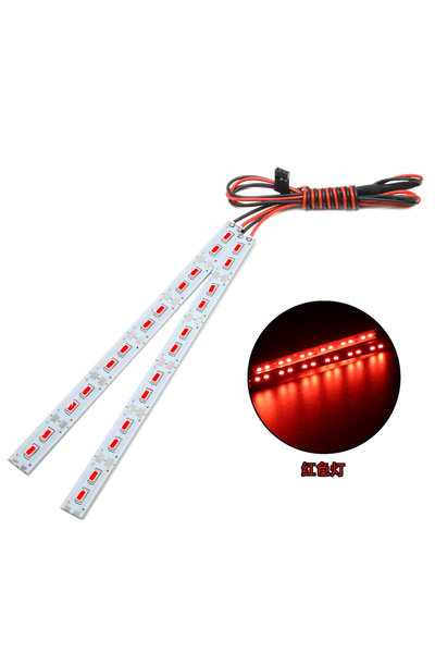 Choice ملحقات سيارة تحكم عن بعد حمراء بمقياس 1/10، مصابيح LED لهيكل سيارة الا...