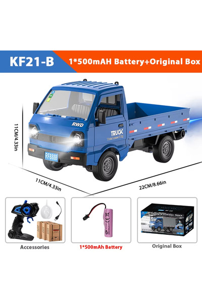 Choice سيارة تحكم عن بعد زرقاء من طراز KF21-B بمقياس 1:16/1:18، شاحنة محاكاة ...