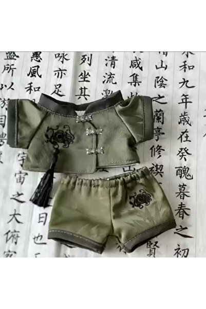 Choice ملابس دمية قطنية مقاس 20 سم على الطراز الصيني القديم، بدلة لأربعة وحوش...