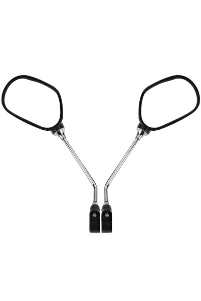 Choice مرآة الرؤية الخلفية للدراجة سوداء اللون، ويمكن تدويرها 360 درجة. يوجد ...