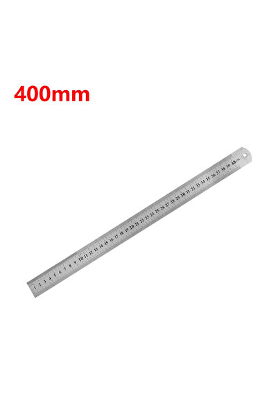 Choice 400mm Stainle Steel Metal Straight Ruler Precision Double Sided Precis...
