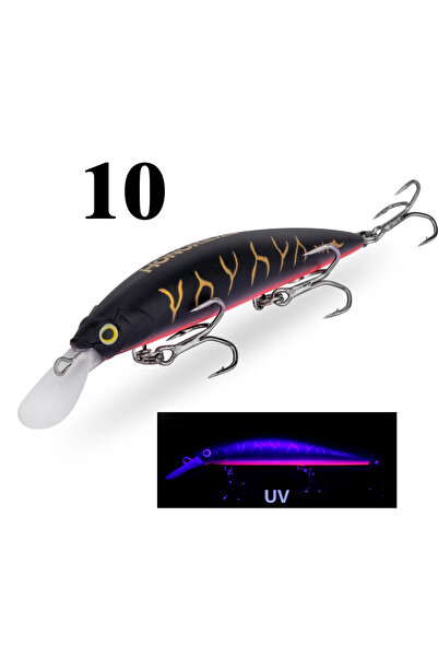 Choice طعم صيد سمك صغير صلب من جرين سبايدر، 110 مم/39 جم، مصنوع من بلاستيك AB...