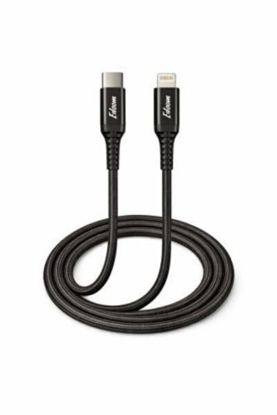 FLATECH Durable Type-C to Lightning Fast Charging Cable, 2 Meters, Fabric - B...