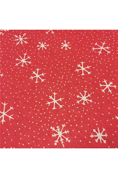 Choice 0.5M X 145cm green 1/3/5M Linen Fabric Christmas Decoration White Snow...