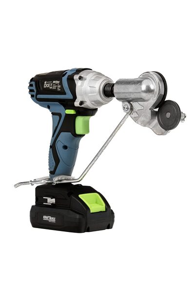 Kraft Adapter for cutting sheet metal, compatible with drill,