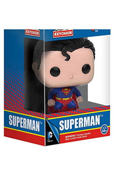 Choice1 لعبة سلسلة مفاتيح لشخصية سوبرمان من فانكو، بطول 4 سم، من مجموعة شخصيا...