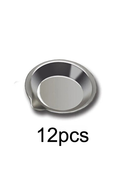 Choice 12pcs Spouted Stainless Steel Painting Palette Spouted Color Bowls Oil...