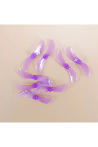 Choice 4Pairs purple 1mm 8 PCS Gemfan 1610 Drone Propeller 1.6x10 40MM 2-Blad...