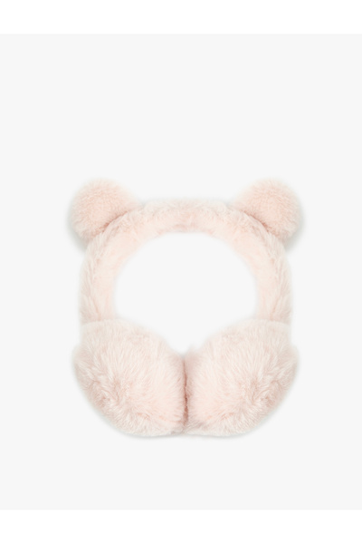 Koton Λούτρινα ακουστικά με λεπτομέρεια καρδιάς από παγιέτες