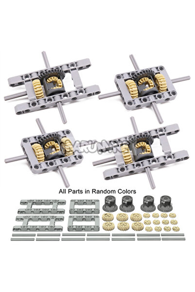 Choice M 40PCS Gear Liftarm MOC High-Tech Differential Gear Building Blocks P...