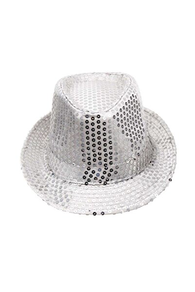 TTT Children's Fedora Hat Silver Color