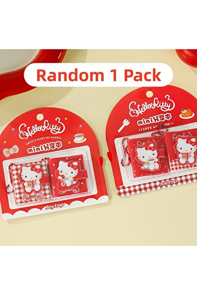 JOY TOP عبوتان عشوائيتان من دفاتر سانريو الأصلية، دفتر ملاحظات صغير بحجم الجي...