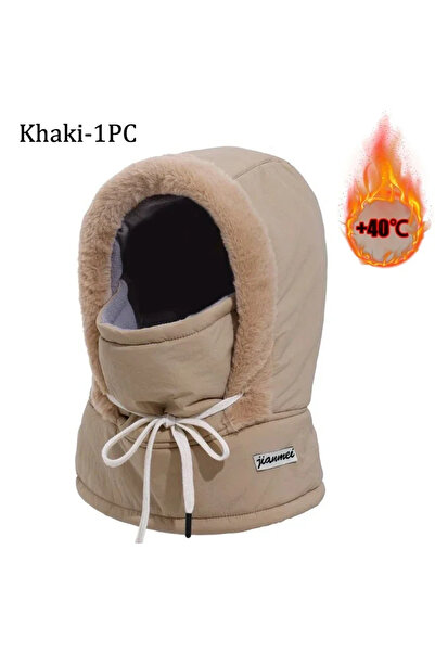 Choice Khaki-1PC Cold Weather Thermal Balaclava Scarf Winter Windproof Hood H...