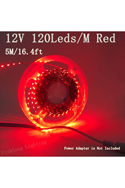 Choice No 5m Dc Connector 1Pc Red 2Pcs 5M/16.4Ft Red Led Ambient Light Strip,...