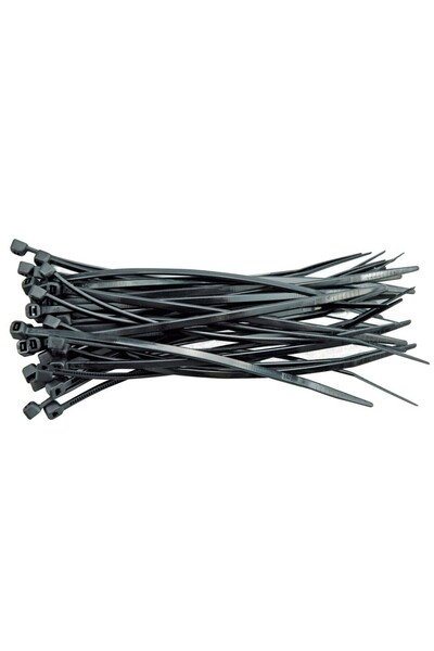 Other Plastic headbands 200x2.5 100 pcs black 73894 VOREL