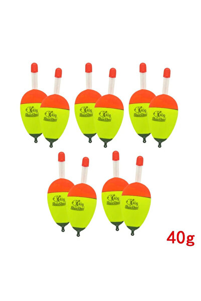 Choice 10 قطع صفراء 40 غرام 2/10 قطع عوامة صيد ليلية مضيئة من مادة EVA، مصنوع...