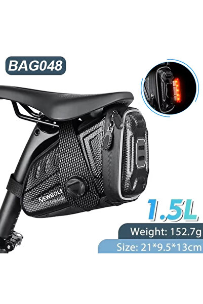 Choice حقيبة سرج دراجة هوائية جديدة مقاومة للماء من نيوبولر BAG048-1.5L-305، ...