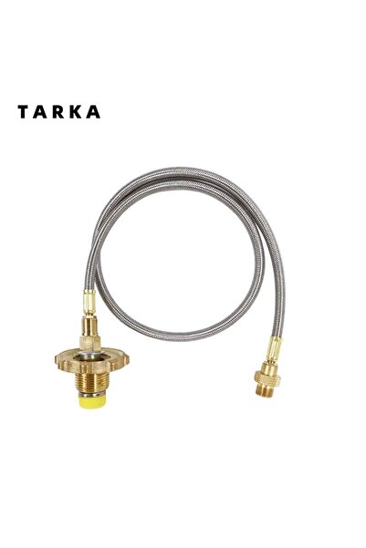 Choice محول إعادة تعبئة غاز البروبان لموقد غاز التخييم من تيوب تاركا، خط توصي...