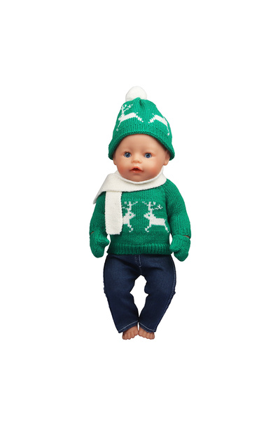 Choice CL-0149-2 Christmas Doll Clothes Suit For American 18 Inch Girl Doll C...