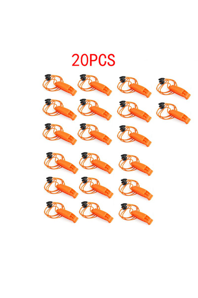 Choice 20PCS 1/2/6/10/20 PCS Emergency Whistles with Lanyard Safety Whistle S...