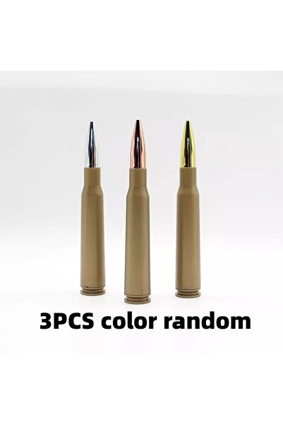 Choice 3 Pieces 3-Pack of Bullet-Shaped Ballpoint Pens in Random Colors, Barr...