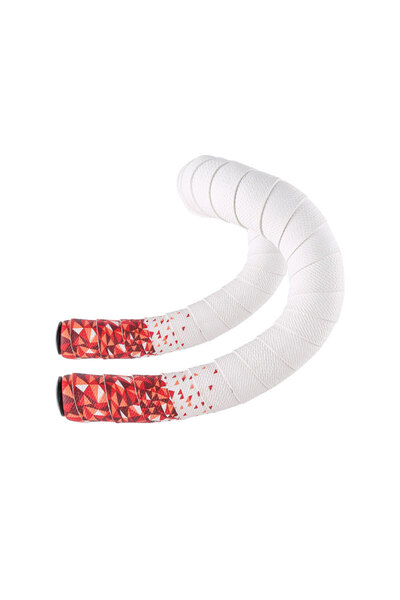 BUCKLOS White Red Road Bike Bar Tape Ultralight Handlebar Tapes EVA+PU Soft A...