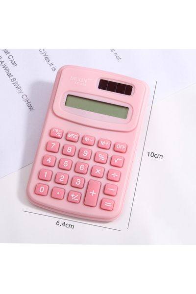 Choice pink Cartoon Mini Calculator, High Appearance Level Fresh Cute and Fas...