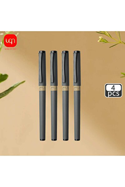 Choice مجموعة من 4 أقلام مكتبية محايدة، 0.5 مم، تصميم أنيق وراقي، قلم خط سلس ...