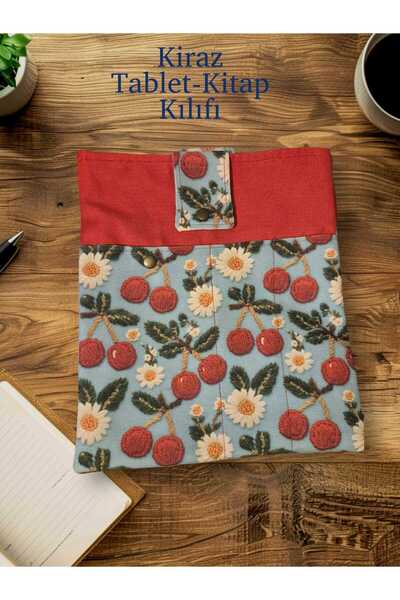 Bay Sabuncu El Yapımı Kitap Çantası/Kitap Kılıfı, Tablet Çantası