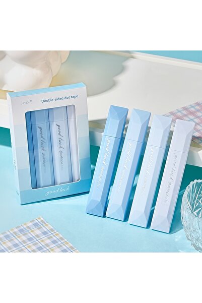 Choice 4 قطع من الشريط اللاصق الأزرق المقاوم للماء | 4 قطع | مادة البولي بروب...