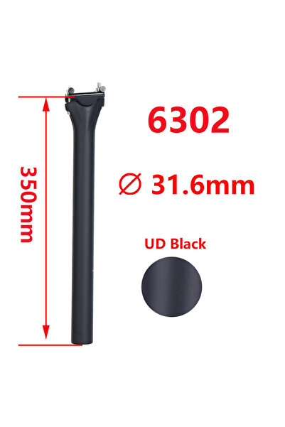 Choice3 عمود مقعد دراجة جبلية/طرقية من ألياف الكربون ELITA ONE، مقاس 31.6 × 3...