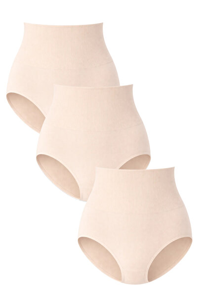 Formeasy Kadın Yüksek Bel Dikişsiz Seamless Slip 3'lü Avantaj Paketi - Toparl...